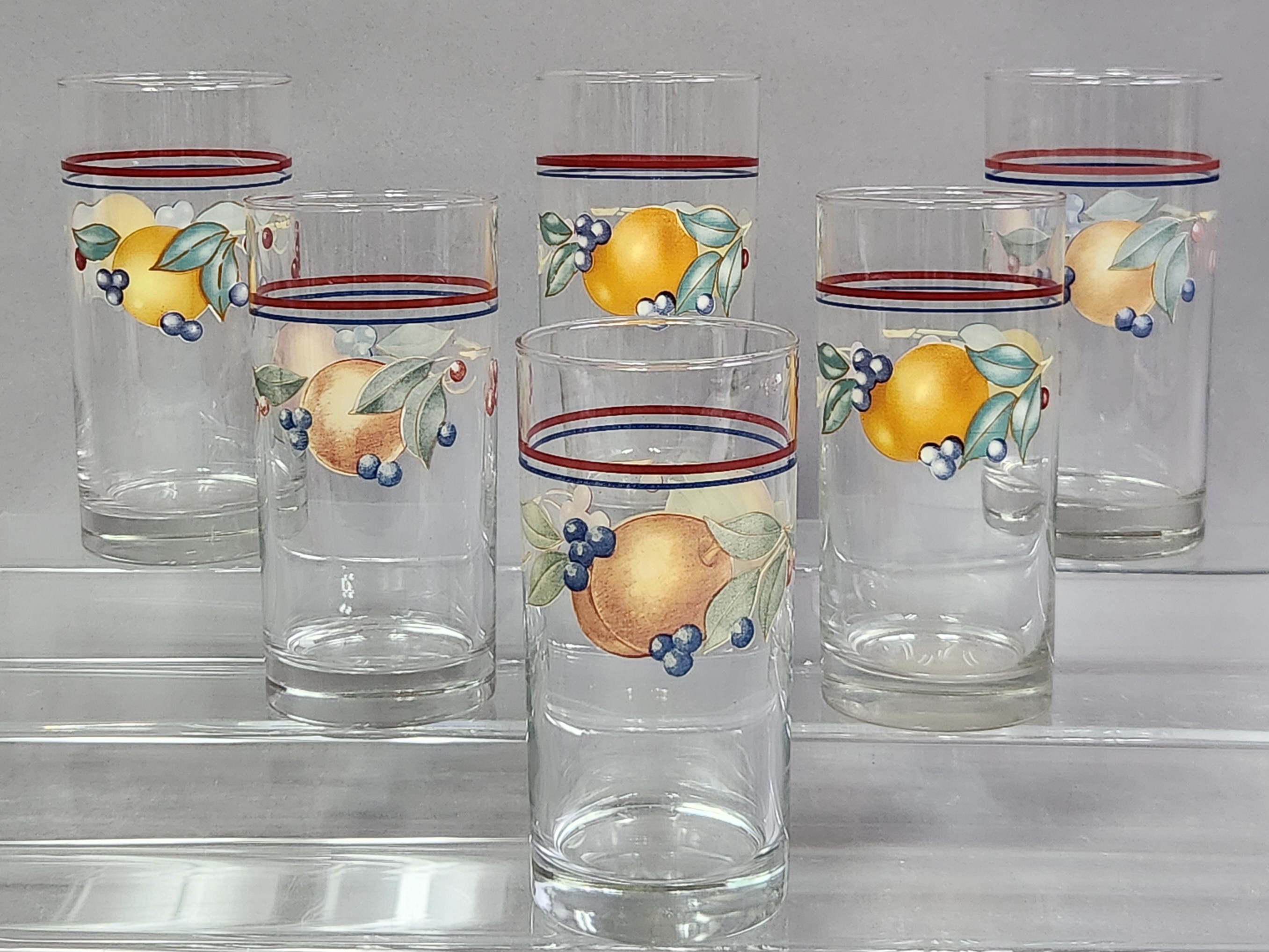 Corelle Abundance Fruit Glasses