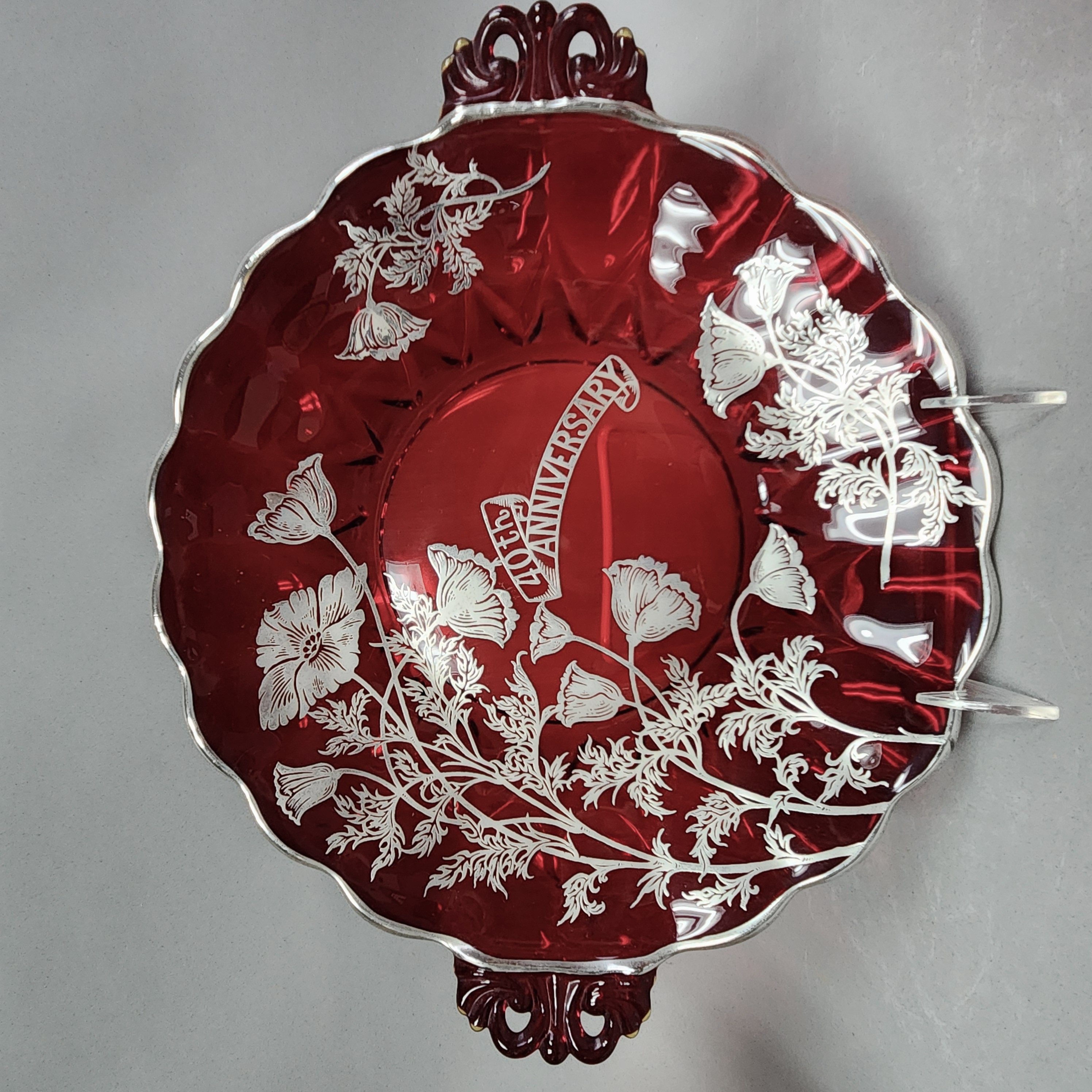 Ruby Lead Crystal Inc Teleflora Bohemian