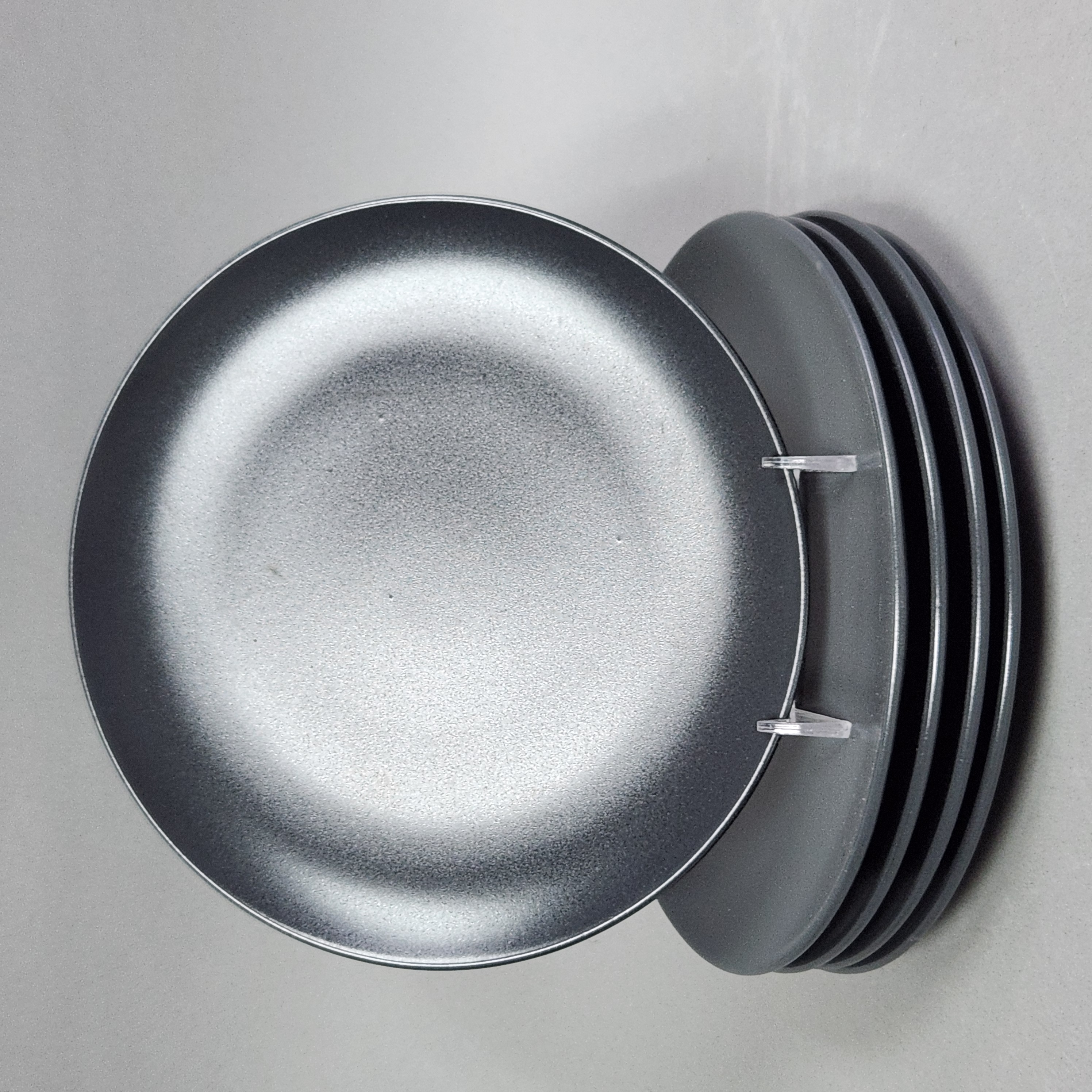 IKEA Dinera Charcoal Stoneware Plates