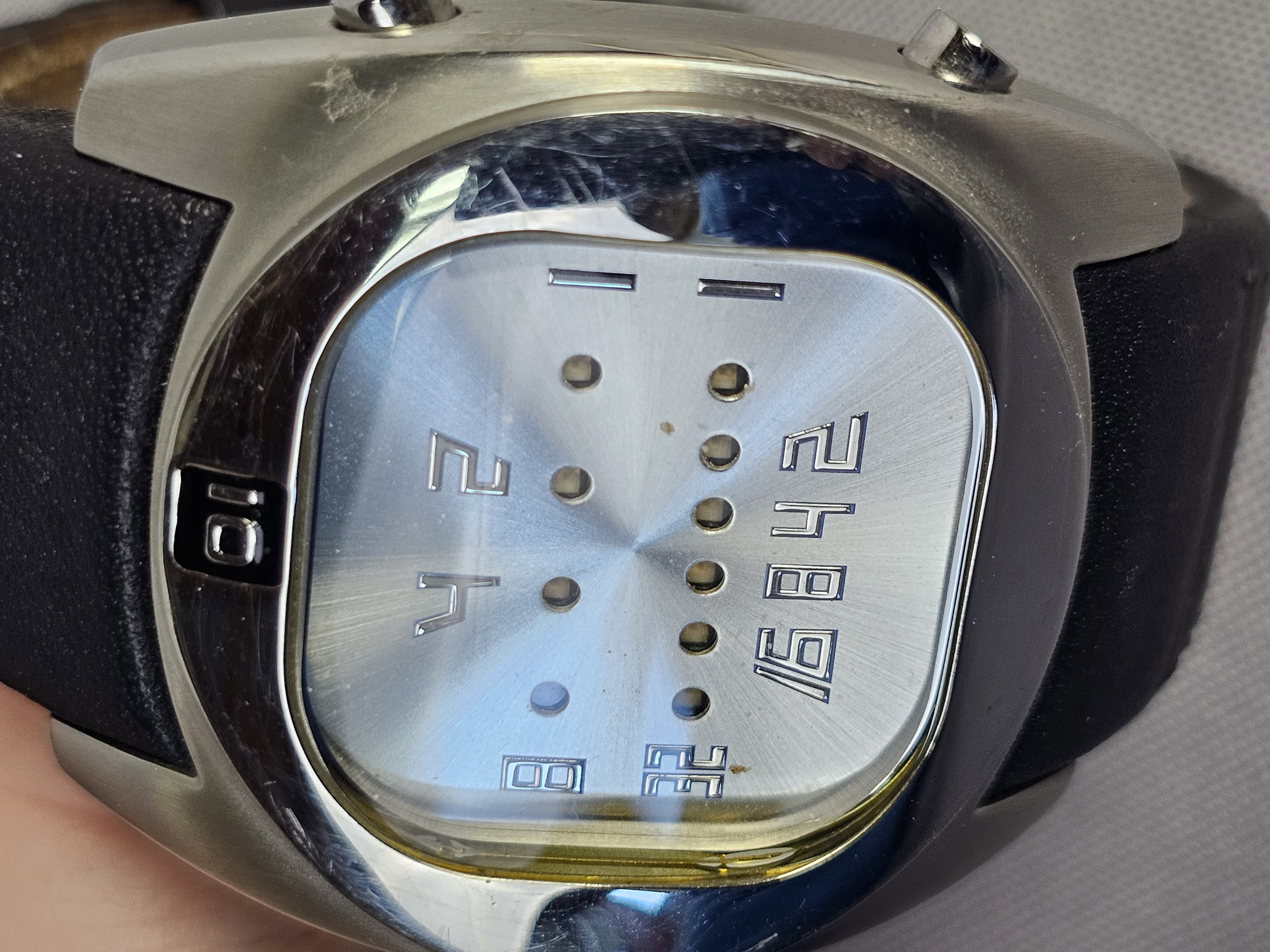 The One Goa Wave LED Binary Watch