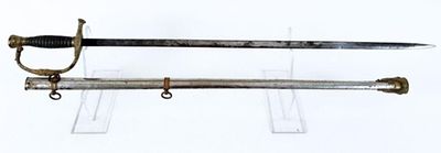 U.S. Model 1860 Staff & Field Officer's Sword. US Model 1860 Staff and Field Officer's Sword. 