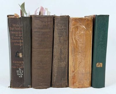 (4) 1884-87 The War of the Rebellion Volumes. (4) 1884-1887 The War of the Rebellion: A 
