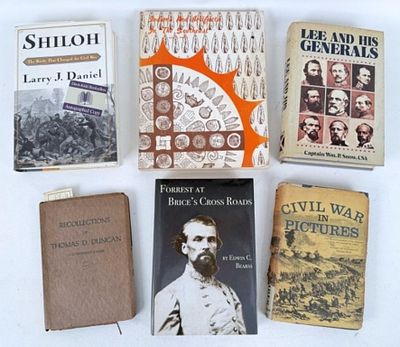 (6) Civil War & Indian Artifact Books. (6) Civil War and Indian Artifact Books. (1) Civil War In 