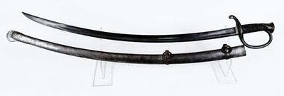 Civil War M1840 Light Artillery Saber, Unmarked. Civil War Era M1840 Light Artillery Saber 