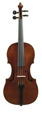 Saxon Violin. C. 1760, unlabeled, length of one-piece back 354 mm.