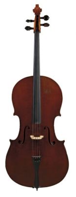 Czech Violoncello. C. 1920, labeled FRANT BOCEK/ SCHONBACH…, length of two-piece back 75.8 cm. 
