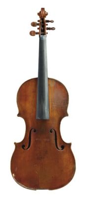 Tyrolean Violin. Kloz School, c. 1800, bearing facsimile label, length of two-piece back 357 mm. 