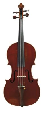 French Violin. C. 1880, after Didier Nicolas, unlabeled, length of one-piece back 364 mm. 
