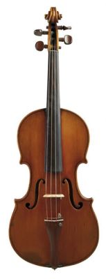 Modern French Violin. C. 1920, labeled JOSEPH BASSOT…, length of two-piece back 361 mm.
