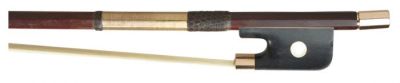 Gold-Mounted Violoncello Bow. Johannes S. Finkel, the octagonal stick stamped JS FINKEL under 