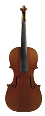 Saxon Violin. Branded HOPF to the upper back, length of two-piece back 352 mm.