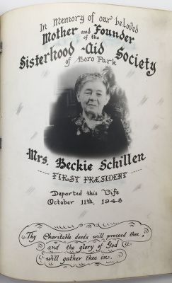 (PINKAS). NEW YORK. Golden Book of the Sisterhood and 