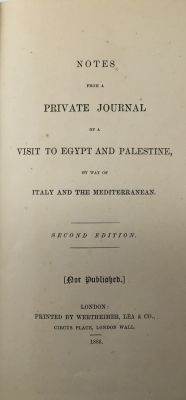 (ANGLO-JUDAICA). (LADY JUDITH MONTEFIORE). 
Notes from 