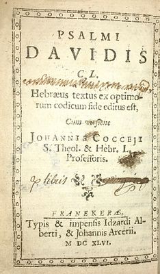 (BIBLE). 
Psalmi Davidis [Tehillim].
Hebrew and 