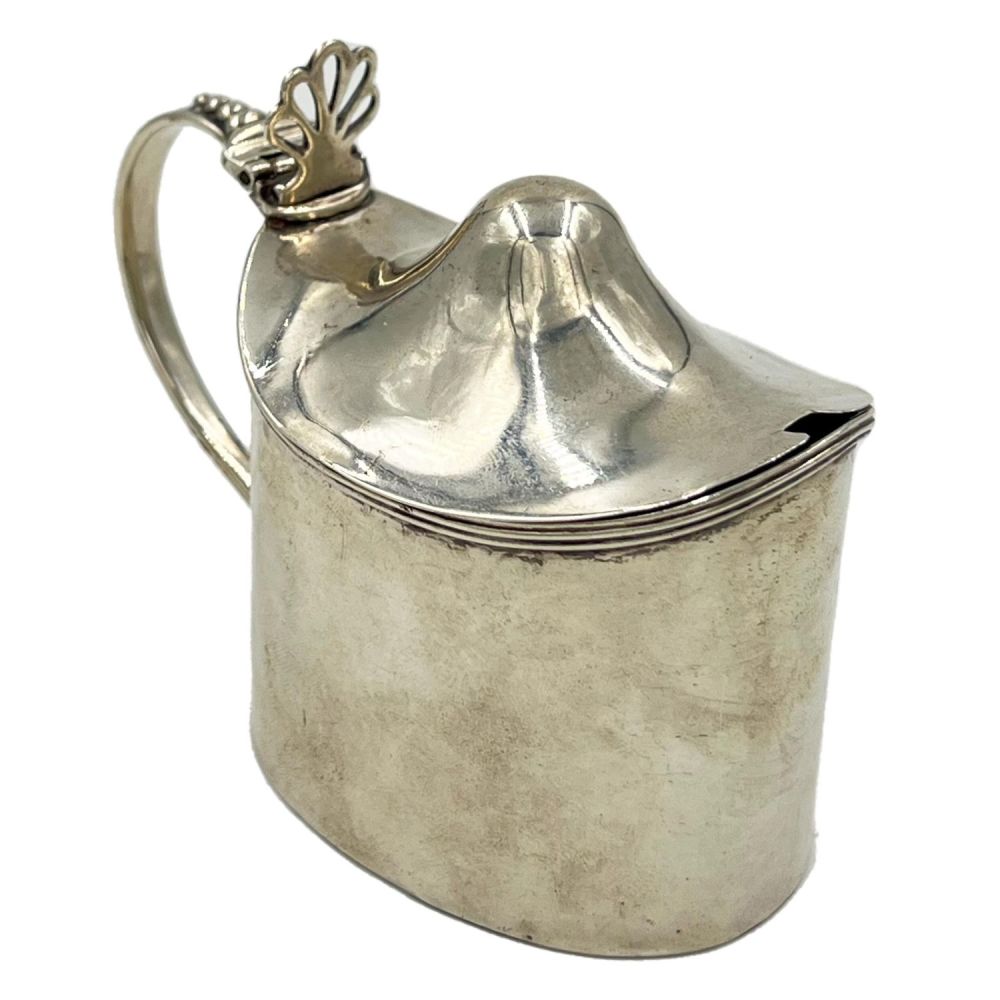 Lot 175: AN IRISH SILVER DOMED LID MUSTARD, DUBLIN, CIRCA...
