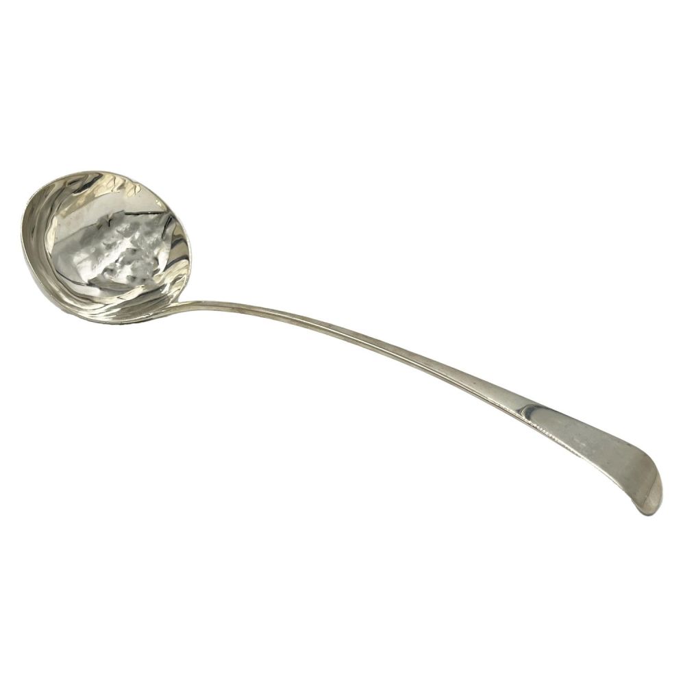 Lot 200: A LARGE FINE QUALITY GEORGIAN SILVER LADLE, LONDON,...