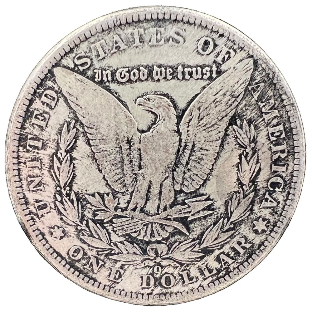 Lot 284: 1896 O MORGAN USA SILVER DOLLAR COIN