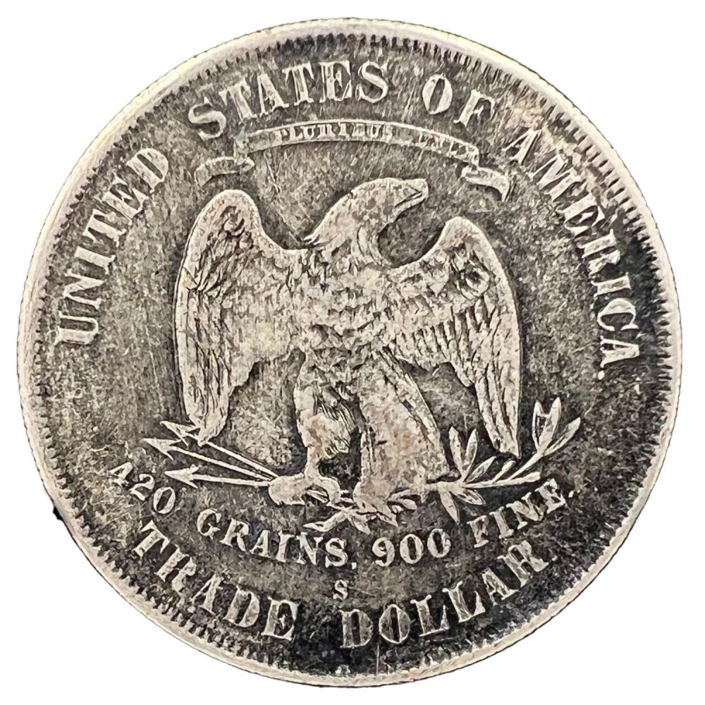 Lot 285: 1877 S UNITED STATES OF AMERICA US SILVER...