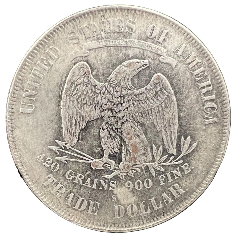 Lot 287: 1874 S UNITED STATES OF AMERICA US SILVER...