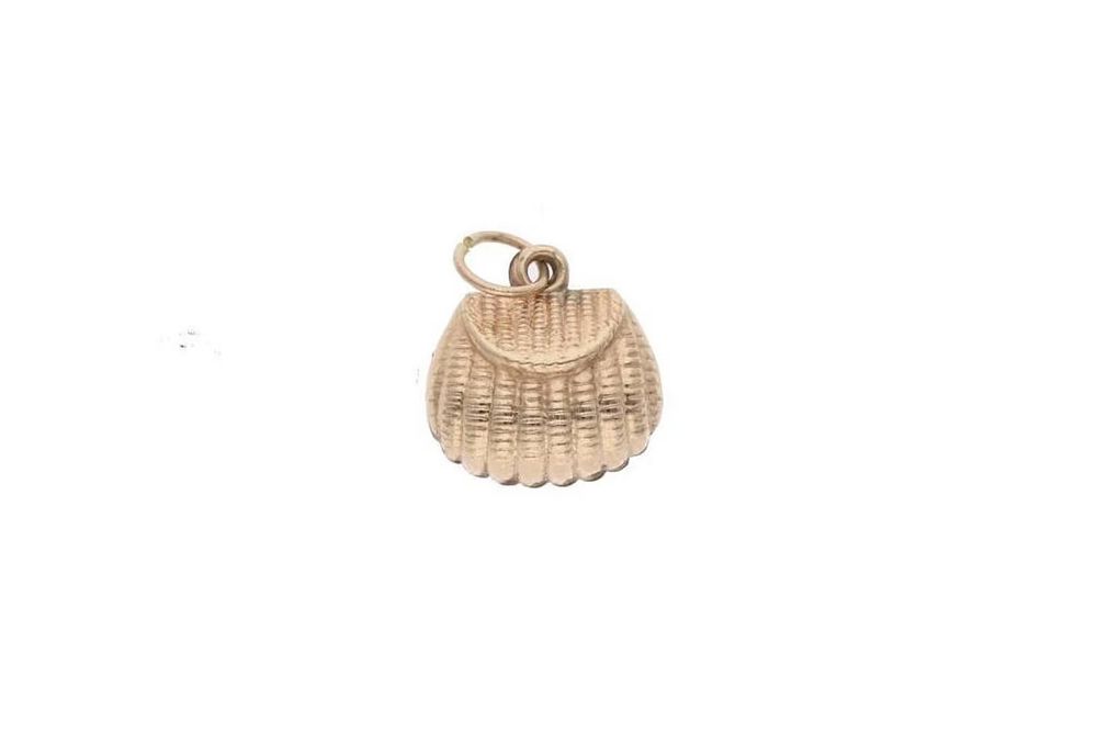 Lot 153: 9ct Gold Purse Charm.