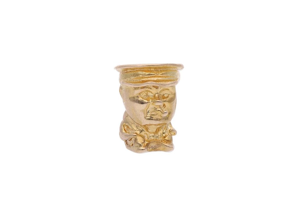 Lot 169: 9ct Gold Toby Jug Charm