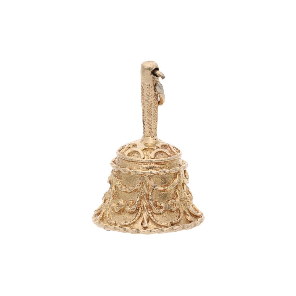 Lot 209: 9ct Gold Bell Charm