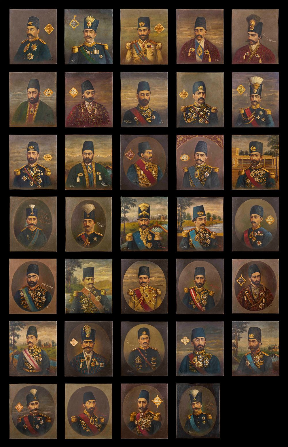 Lot 188: A LARGE COLLECTION OF OIL ON BOARD PAINTINGS, 19TH - 20TH CENTURY