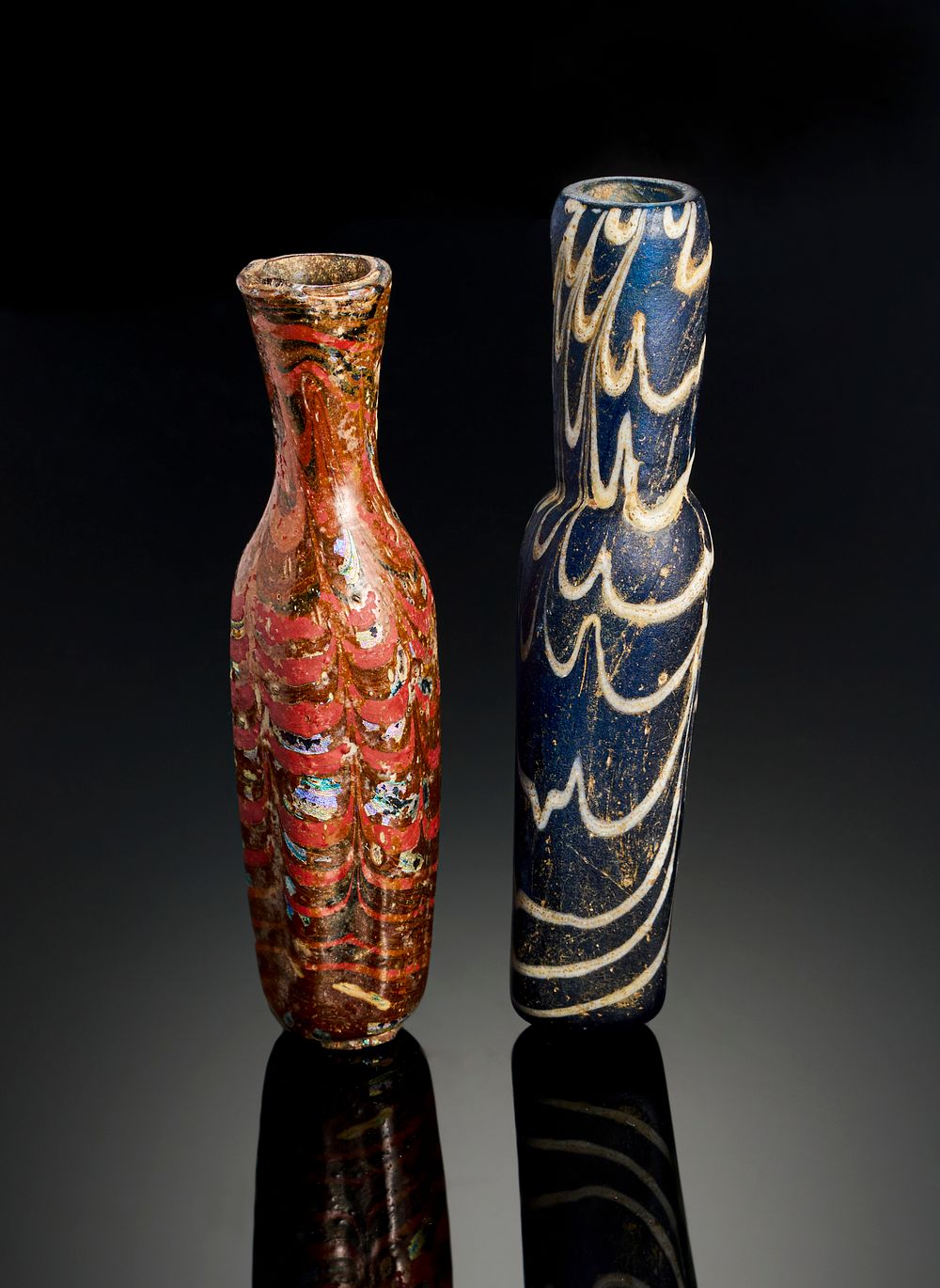 Lot 167: TWO MAMLUK MOSAIC GLASS, 15TH - 16TH CENTURY