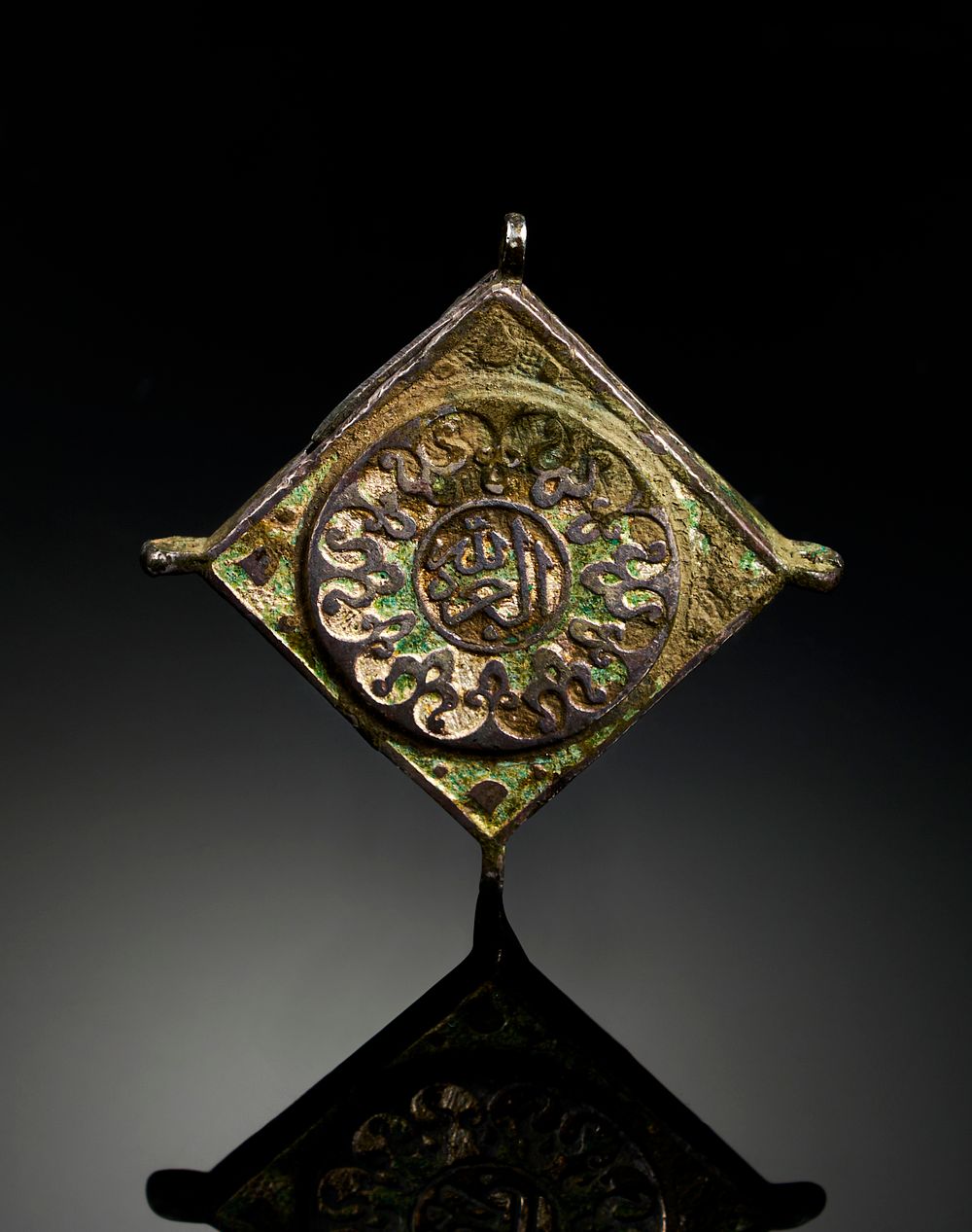 Lot 313: A TIMURID SILVER AMULET HOLDER, PERSIA, 13TH - 14TH CENTURY