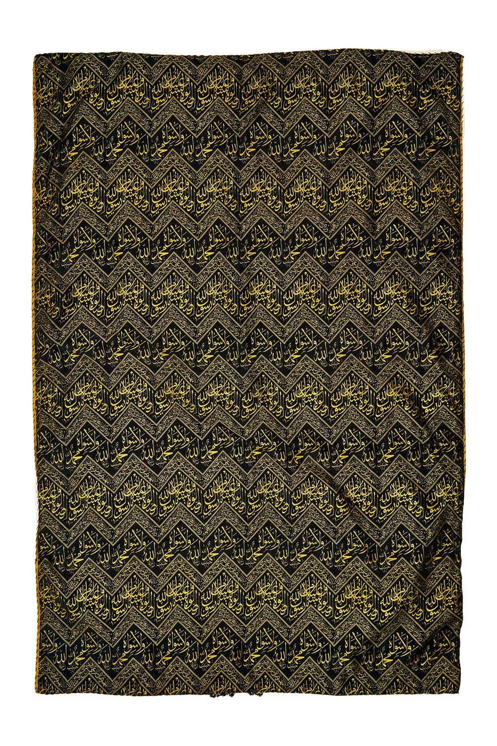 Lot 198: A BLACK KAABA KISWA TEXTILE, TURKEY, OTTOMAN 19TH/20TH CENTURY