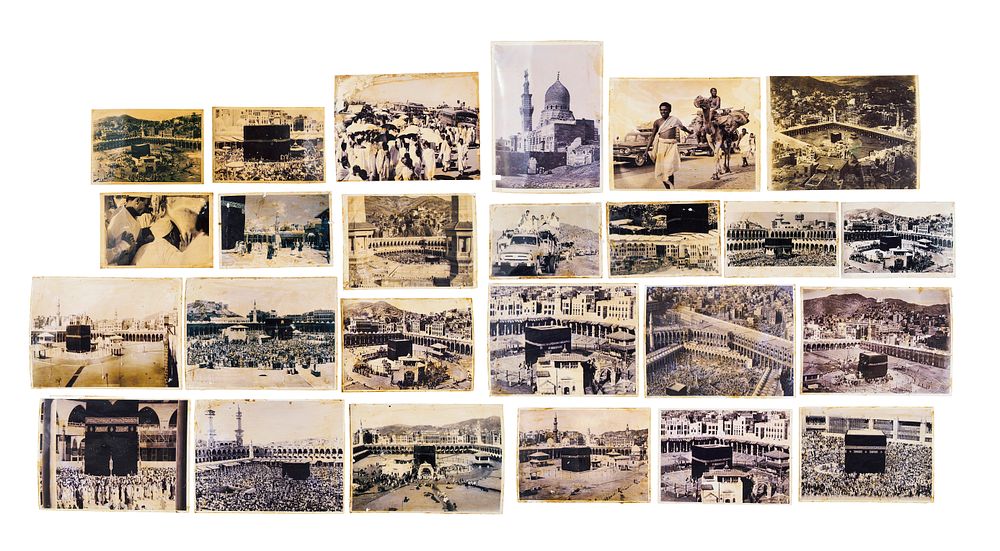 Lot 336: A LARGE COLLECTION OF OLD PHOTOGRAPHS OF THE HOLY LAND MECCA, SAUDI ARABIA, 20TH CENTURY