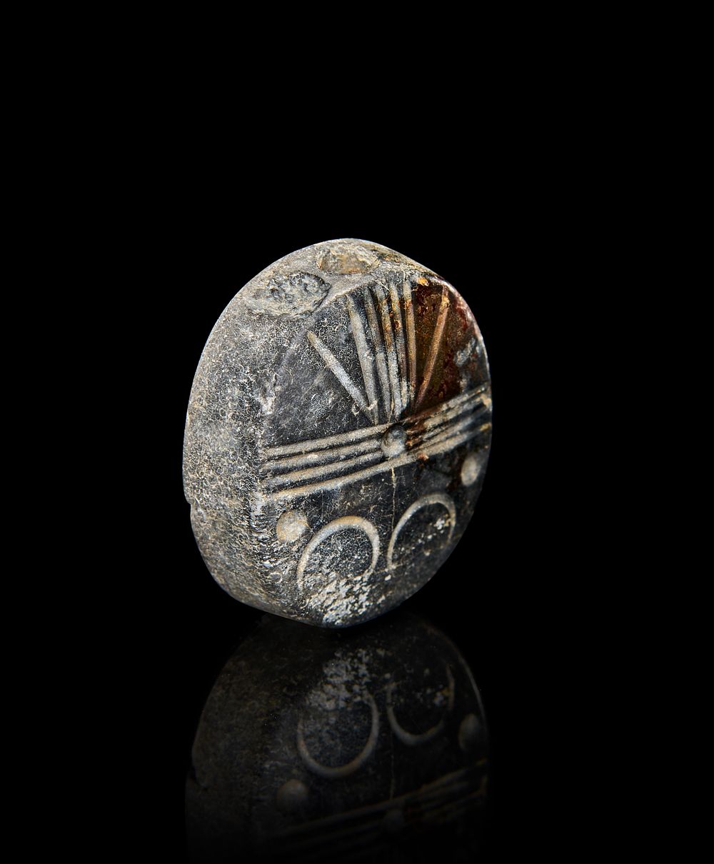Lot 79: A HARD STONE STSMP SEAL, NEO BABYLONIAN, 600 B.C