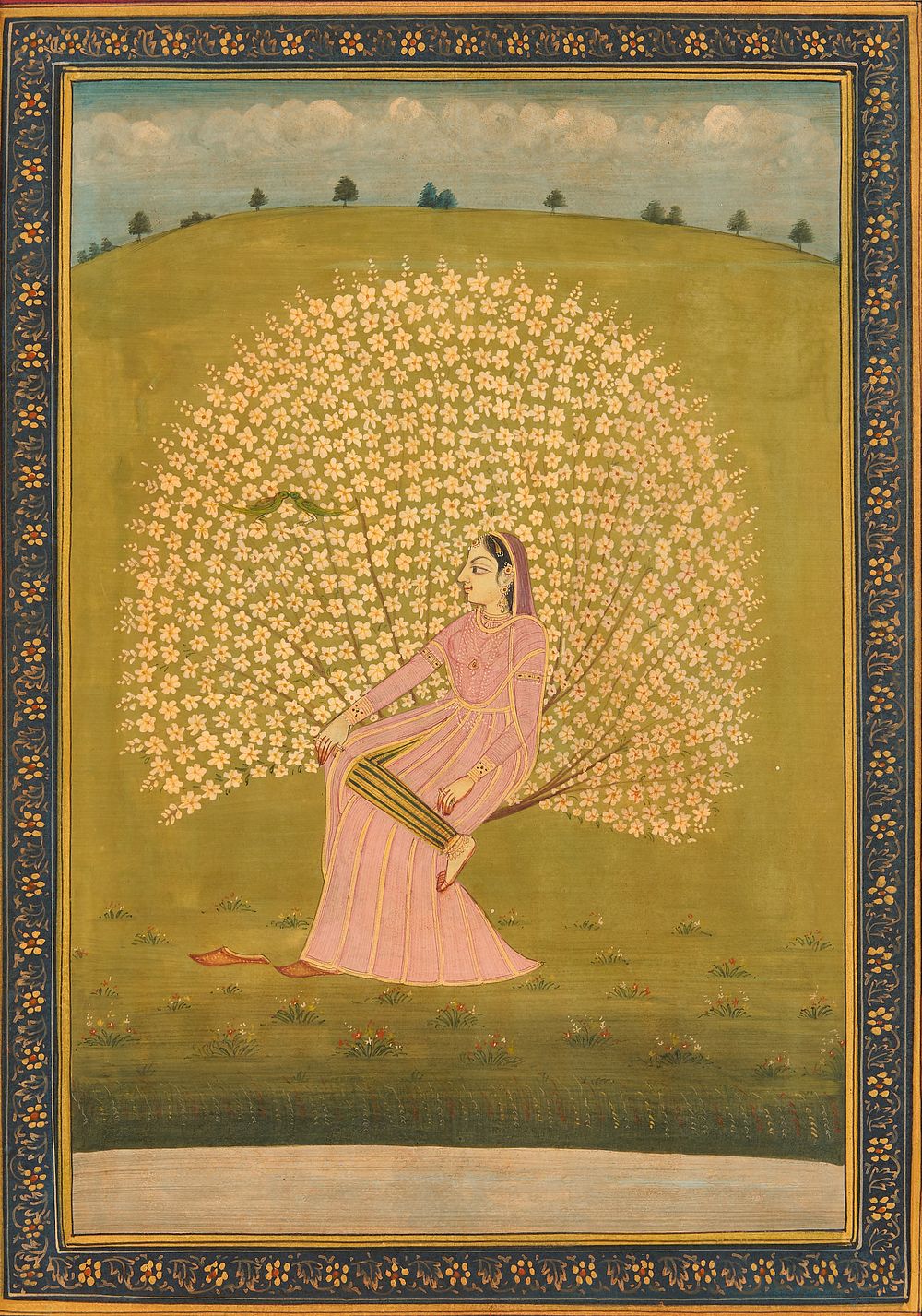 Lot 137: AN INDIAN MINIATURE PAINTING, RAJASTHAN OR PAHARI SCHOOL, 18TH - 19TH CENTURY