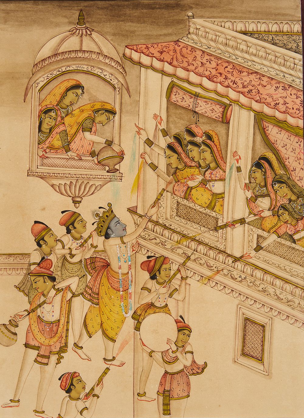 Lot 138: AN INDIAN MINIATURE PAINTING, KISHANGARH OR JAIPUR, EARLY 19TH CENTURY