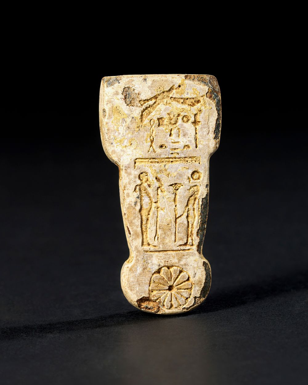 Lot 99: ANCIENT EGYPTIAN STEATITE AMULET, PTOLEMAIC PERIOD, 332 - 30 B.C.
