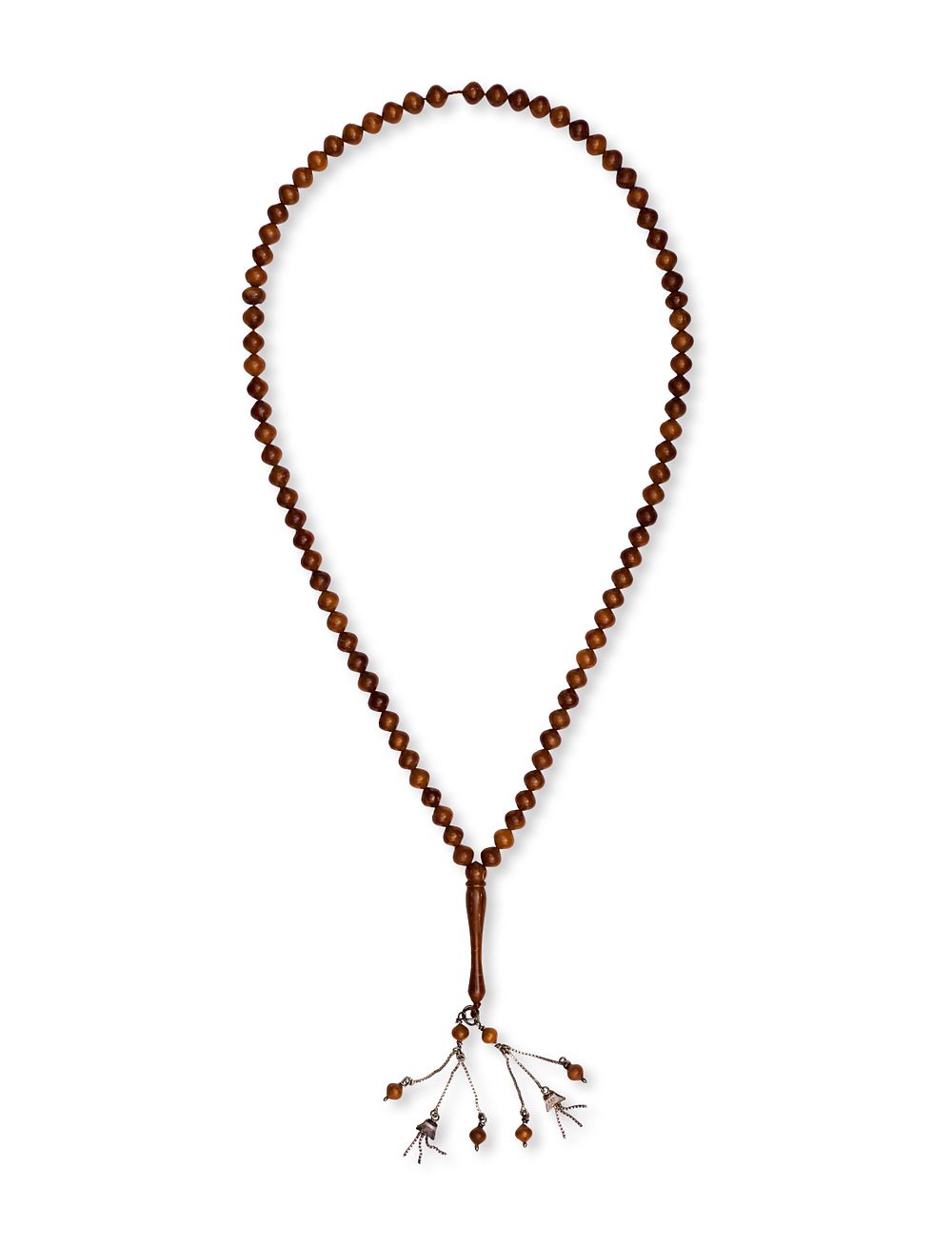 Lot 179: AN OTTOMAN WOODEN ROSARY/PRAYER BEADS, TURKISH, 19TH CENTURY