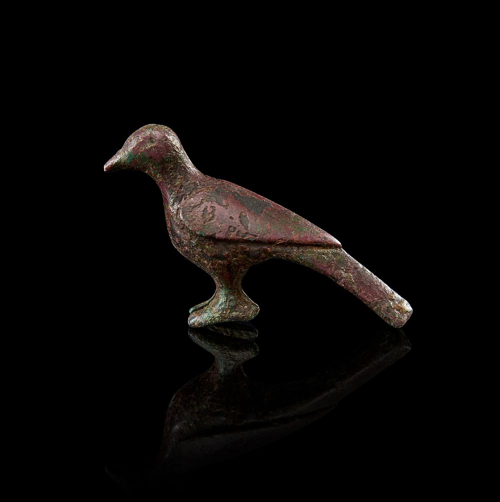 Lot 208: A BRONZE SELJUK BIRD, 12TH - 13TH CENTURY