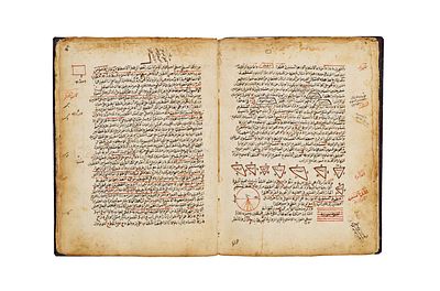 QADI ZADEH AL-RUMI, SHARH ASHKAL AL-TA SIS, COPIED BY ABDULMUTI BIN HASSAN DATED 938 AH (1531 