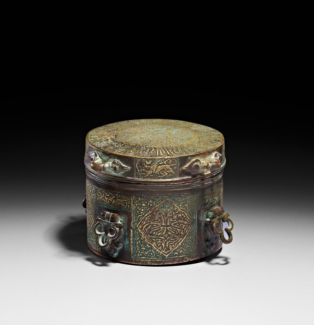 Lot 297: A LARGE KHORASAN BRONZE MORTAR, 12TH - 13TH CENTURY OR LATER