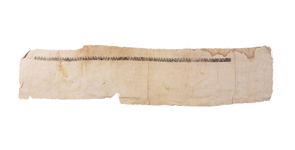 Lot 283: A FATIMID EMBROIDERED TIRAZ FRAGMENT, EGYPT, 11TH - 12TH CENTURY