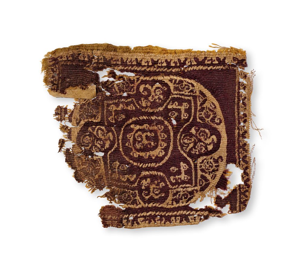 Lot 287: A COPTIC TEXTILE FRAGMENT, CIRCA 4TH-6TH CENTURY A.D.