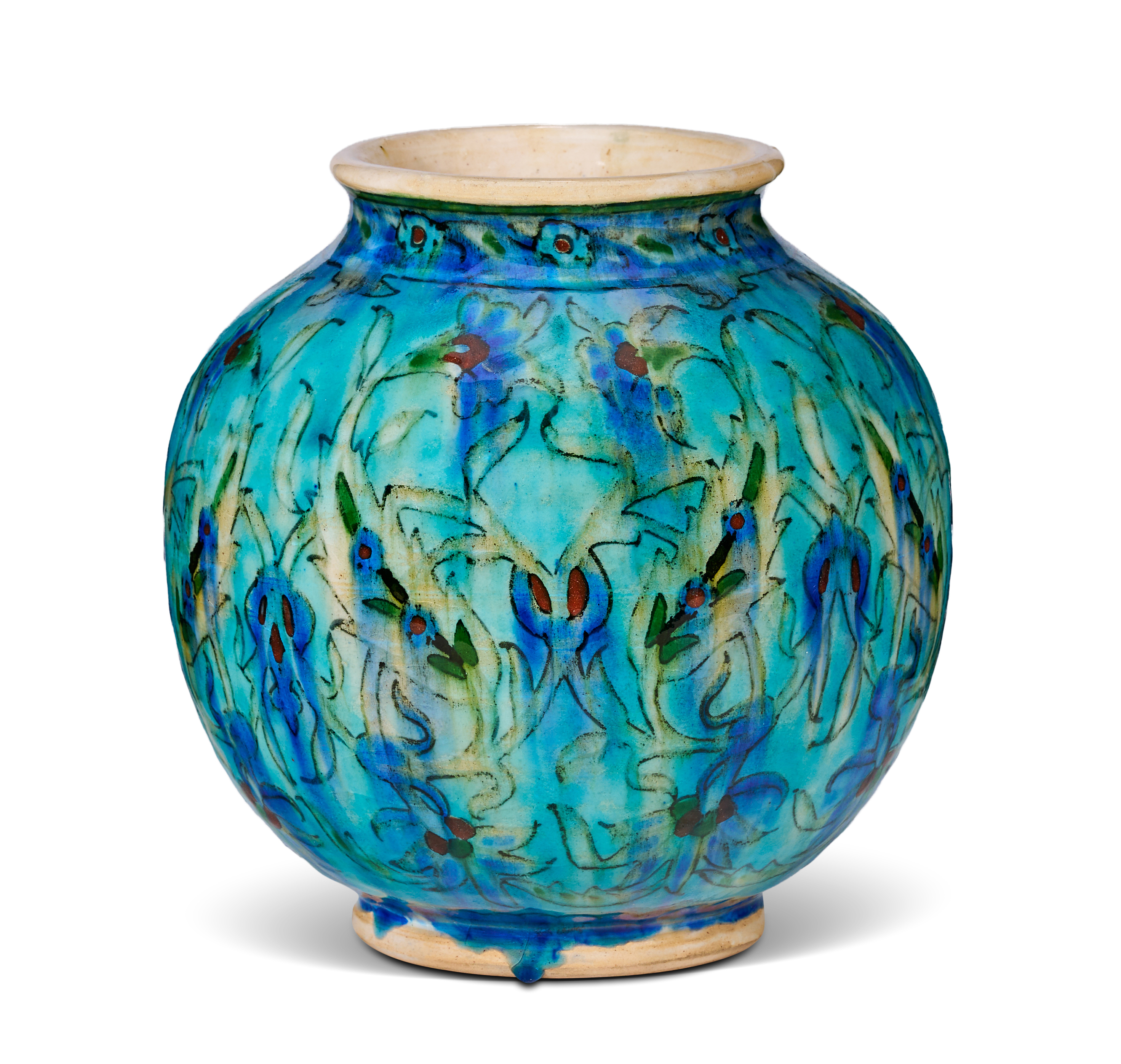 A PALESTINIAN ARMENIAN POTTERY JAR, JERUSALEM, EARLY 20TH CENTURY