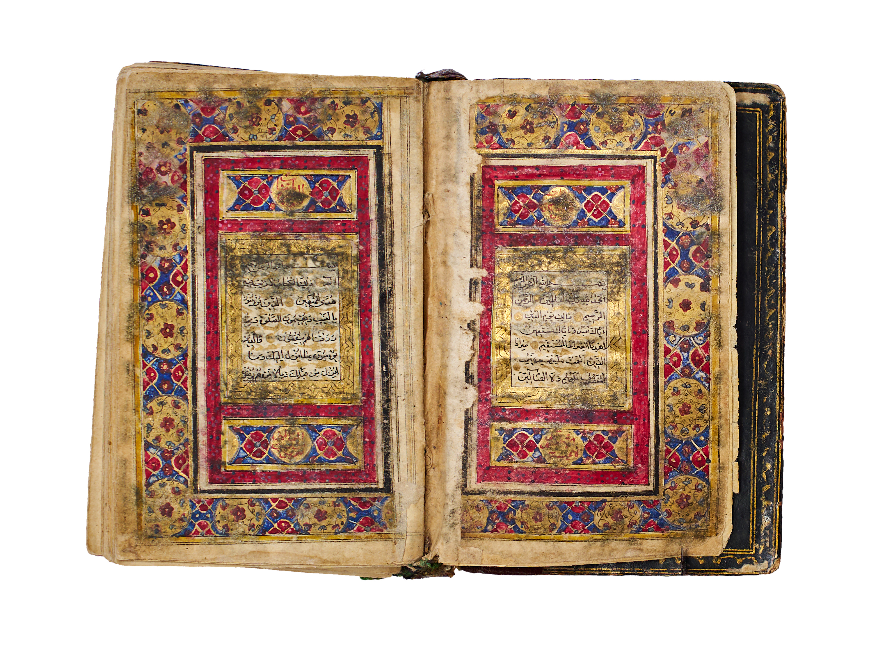 A MINIATURE ILLUMINATED MANUSCRIPT QURAN. AH 1253, 1837 A.D, PERSIA QAJAR