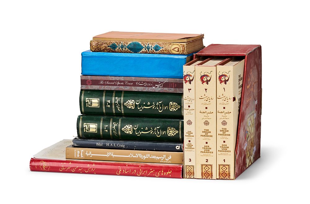 Lot 307: A COLLECTION OF VOLUMES ON IRANIAN AND ISLAMIC ART, CALLIGRAPHY, AND HISTORY. VARIOUS PUBLISHERS, LATE 20TH - EARLY 21ST CENTURY