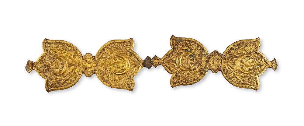 Lot 212: A SET OF OTTOMAN GILT COPPER TOMBAK HORSE ORNAMENTS, TURKEY, 18TH - 19TH CENTURY