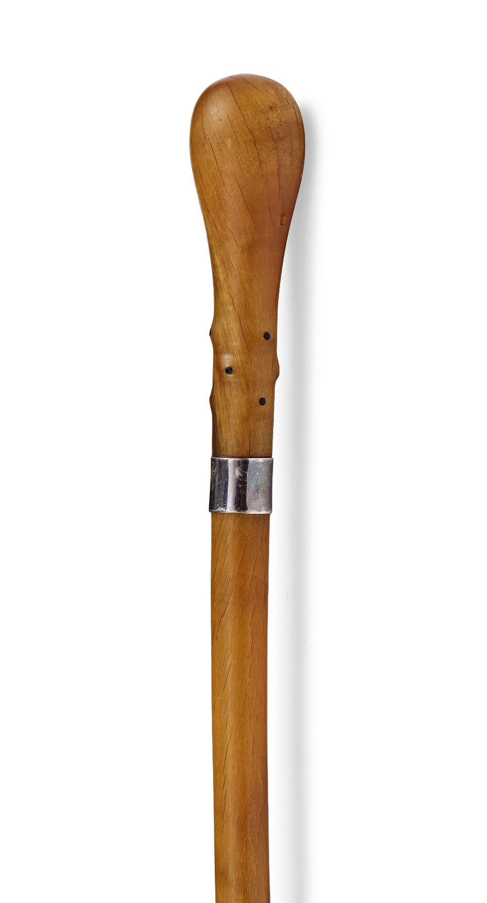 Lot 304: A RHINOCEROS HORN WALKING STICK, 19TH CENTURY