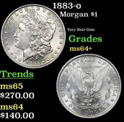 1883-o Morgan $1 Grades Choice+ Unc. 1883-o Morgan Dollar $1 Grades Choice+ Unc.