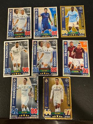 המחיר הופחת! לוט קלפים של כוכבי כדורגל כולל כריסטיאנו רונלדו.