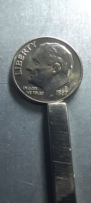 דיים רוזבלט ארה"ב עשר סנט שנת 1987 d