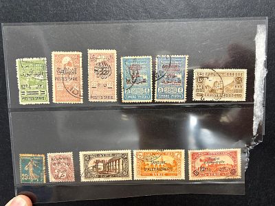 בולי סוריה מוקדמים וטובים. כיבוש צרפתי